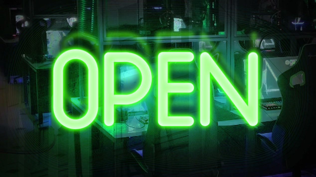 Neon sign animation